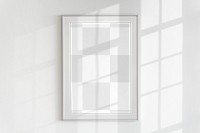 Minimal photo png frame mockup, transparent design