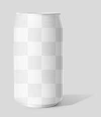 Soda can png transparent mockup