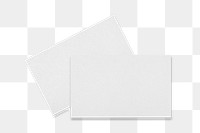 Business cards png sticker, transparent design