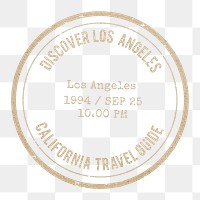 Travel stamp png sticker,  transparent background