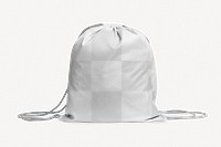 Gym sack png mockup, transparent design