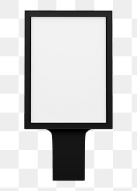 Bus stop ad png sign, transparent background