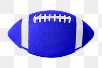 American football png sticker, transparent background