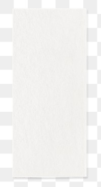 White paper png stationery sticker, transparent background