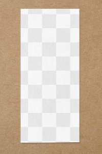 Paper mockup png transparent design