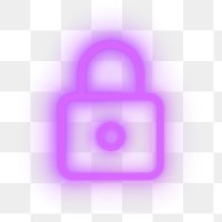 Lock icon png sticker, transparent background