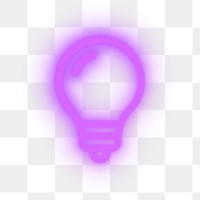 Idea icon png sticker, transparent background