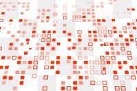 Red technology png pattern, transparent background