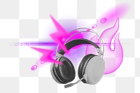 Music hobby png sticker, transparent background