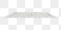 White wood flooring png sticker, transparent background