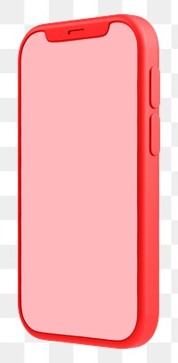 Smartphone png 3D sticker, transparent background