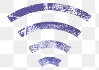 Wifi signal png business sticker, transparent background 