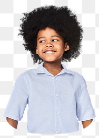 Little kid png sticker, wearing shirt, transparent background