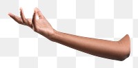 Hand gesture png sticker, transparent background