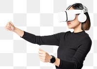 VR headset gaming mockup png