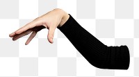 Hand gesture png sticker, transparent background