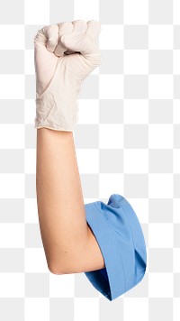 Medical gloves png sticker, transparent background