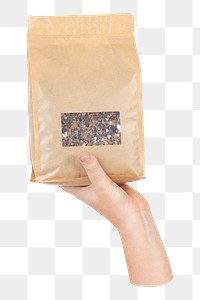 Plant fertilizer png sticker, eco-friendly packaging, transparent background