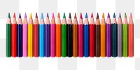 Colored pencils png sticker, transparent background