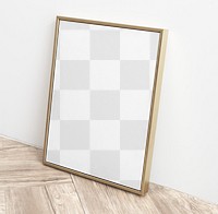 Minimal photo png frame mockup, transparent design