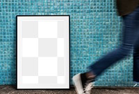 Photo frame png mockup, transparent design