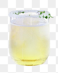 Lime tequila cocktail png sticker, alcoholic drinks, transparent background