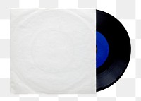 Png vinyl album covers sticker, transparent background