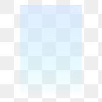 PNG gradient blue frame sticker, transparent background