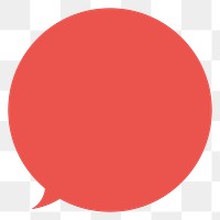 Speech bubble png sticker, transparent background