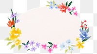 Spring flower frame desktop wallpaper, aesthetic copy space psd