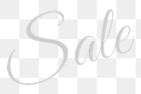 Sale word png sticker, transparent background