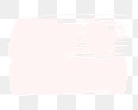 Pink brush stroke png sticker, transparent background