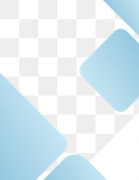 Blue modern png business background, transparent design