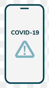 Covid-19 detection  png illustration sticker, transparent background