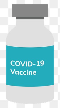 Covid-19 vaccine png illustration sticker, transparent background