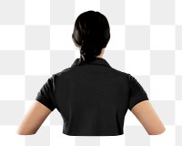 Personal trainer rear view png sticker, transparent background