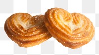 Butter cookies png sticker, transparent background 