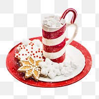 Christmas snack png sticker, transparent background