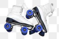 Roller skates png sticker, transparent background