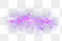 Milky way galaxy png sticker, transparent background