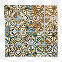 Tiles png architectural element, transparent background.  Remastered by rawpixel