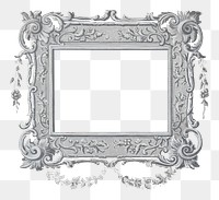 Vintage gray ornamental frame.  Remastered by rawpixel