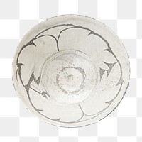 Aesthetic ceramic bowl png on transparent background.  Remastered by rawpixel
