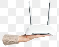 Wifi router png sticker, transparent background