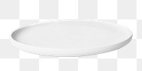 Clean empty white plate design element