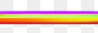 Rainbow divider png sticker, transparent background