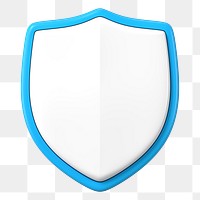 Shield guard png, 3D clipart, security & protection, business on transparent background