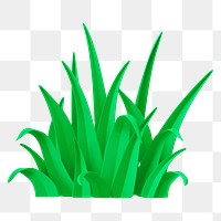 Green grass clipart png, 3d graphic, transparent background