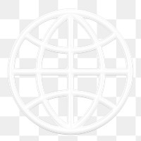 3D globe png clipart, global business connection on transparent background