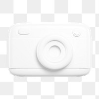 Camera roll png icon sticker, 3D rendering, transparent background